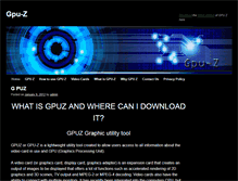 Tablet Screenshot of gpuz.com